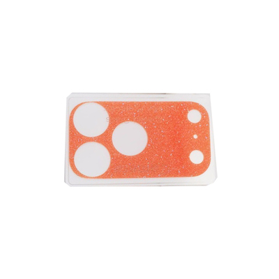 适用苹果17promax闪粉镂空底座膜iPhone17Pro镜头底座膜17Pro摄像头软膜17promax磨砂超薄防刮耐磨底座彩膜