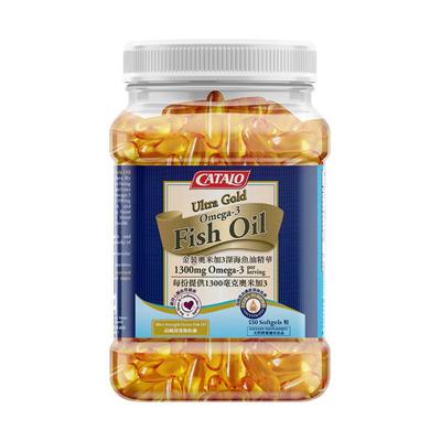 CATALO金装奥米加3深海鱼油精华胶囊550粒高纯度特强omega3