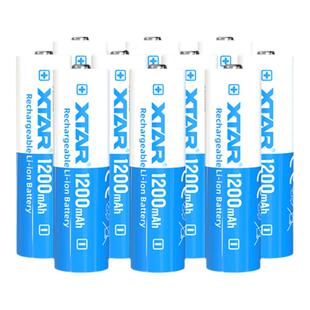 XTAR 爱克斯达 14500强光手电筒锂电池 1200毫安足容量不虚标可充电小手电通用低内阻带保护板耐用性品牌电池