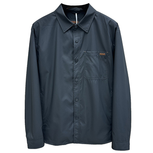 【17800 ZZ版】春季薄款口袋刺绣工艺三防面料排扣翻领夹克外套男