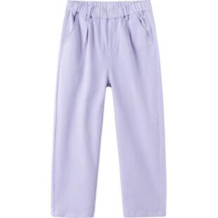 巴拉巴拉童装儿童牛仔裤女童春秋装萝卜裤子潮洋气复古长裤百搭甜