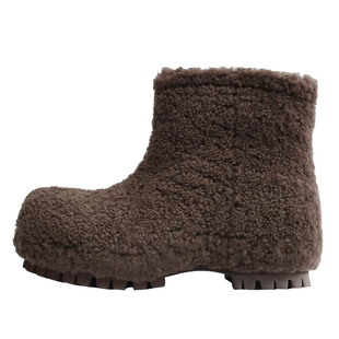 KAKA 北欧云絮款轻质厚底不打滑里外全羊毛雪地靴加绒保暖短靴女