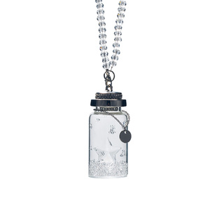 汽车后视镜水晶挂件许愿瓶挂饰水晶车内装饰品车载吊坠平安祈福