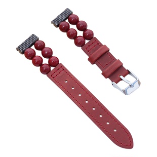 适用华为watch gt6/5/4/3朱砂真皮表带fit3/4 pro腕带oppo x2mini