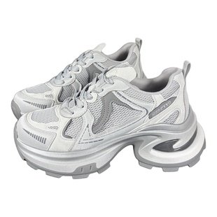 6厘米厚底老爹鞋女2026新款春季百搭增高休闲运动小个子运动鞋