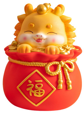 十二生肖2026小龙存钱罐只进不出