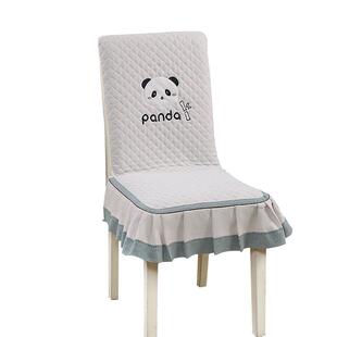 椅子套罩2025新款家用座椅套餐桌方凳子套垫子靠背一体全包保护套