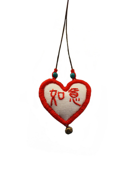 手工刺绣送朋友礼品小孩毛衣项链