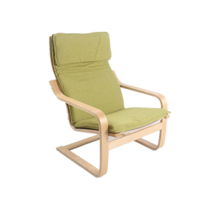 居宜美北欧家庭用波昂扶手休闲椅单人沙发椅躺椅布艺阳台懒人椅