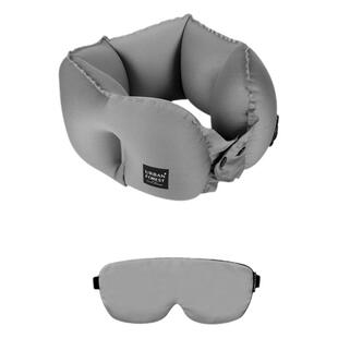 URBAN FOREST 充气颈枕 眼罩套装 旅行颈枕充气u型枕午睡枕头