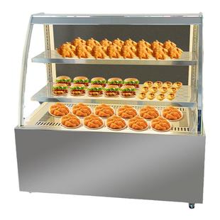 卓美厨业新款保温柜烤鸭展示架立式商用恒温炸鸡保温箱蛋挞展示架