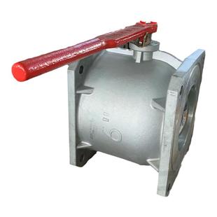 吸污车球阀铝合金直通球阀四通阀吸污车防溢阀6寸不锈钢排污阀门