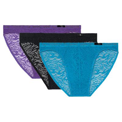 HOM男士蕾丝性感三角裤提臀透气
