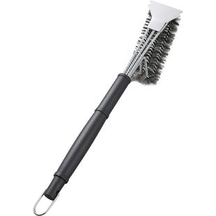 原古人烧烤网清洁刷不锈钢铲子钢丝刷子清洗烧烤架烧烤炉钢刷工具