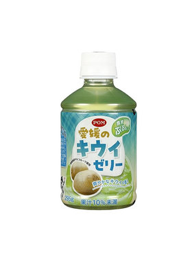 日本进口爱媛POM猕猴桃味果冻布丁饮料摇摇果味果汁饮品295g