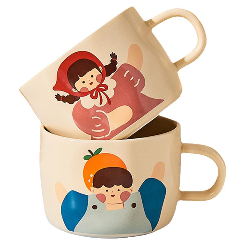 亲子系列陶瓷杯子家用喝水