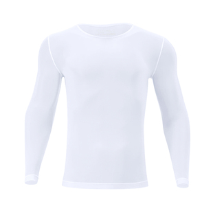 两条装男士超薄隐形塑型高弹打底衣透明长袖透气锁温运动性感纯色