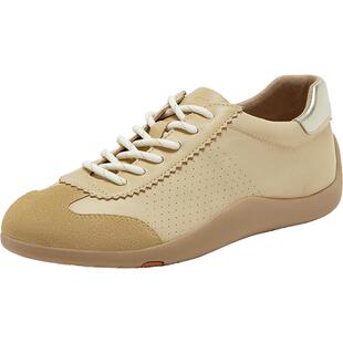 王子奇同款Bata麻薯软酪女新款羊皮情侣薄底德训鞋ALI30CM5