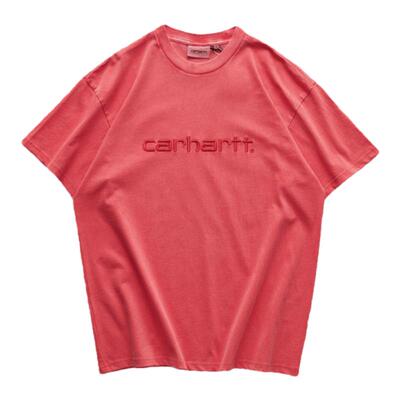 CARHARTT染色刺绣LOGO短袖T恤