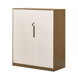 钢制白色矮柜文件柜矮落地办公室收纳柜书柜财务凭证柜档案资料柜