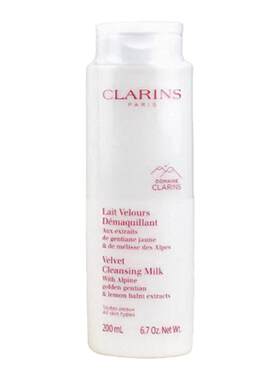 欧洲直邮clarins娇韵诗 白吸盘洁颜乳卸妆乳洁面200ml正品新款
