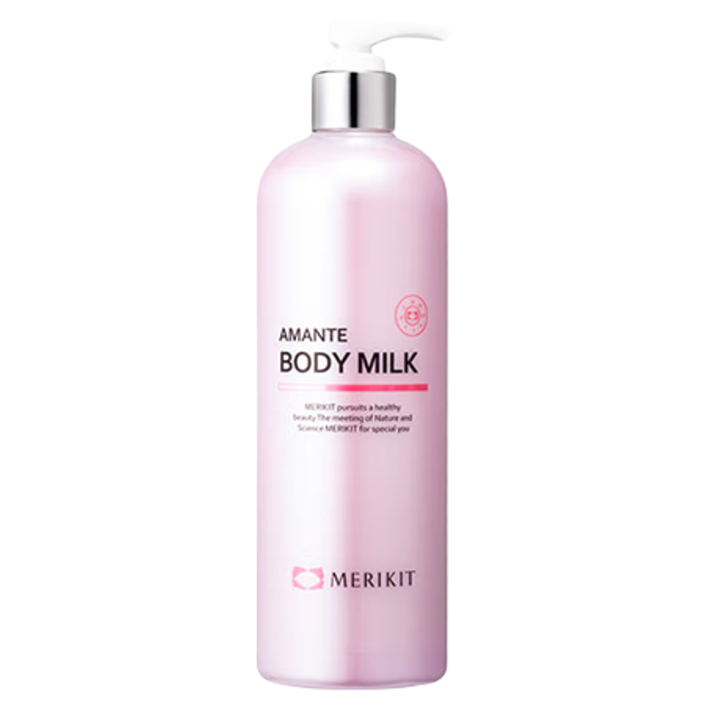 RONAS韩国进口MERIKIT恋人香水身体保湿乳500ml清爽润肤弹性