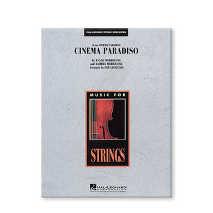 天堂电影院 弦乐队合奏 总分谱 埃尼奥 海伦德原版乐谱书 Andrea Ennio Cinema Paradiso for String Orchestra HL04491111