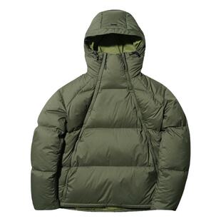 现货Snow Peak Recycled Down Pullover雪峰可拆卸拉链连帽羽绒服