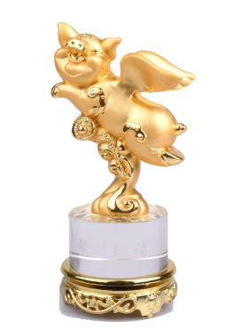 生肖摆件纪念品小飞猪