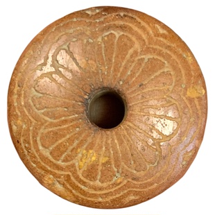 石纺轮老物件如意斋石器收藏高句丽辽金香插茶戏镇纸挂饰文人雅玩