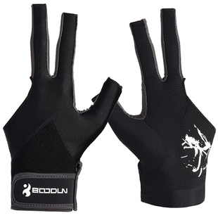 billiards台球手套三指露指专业斯诺克训练桌球配件护手掌竞赛级