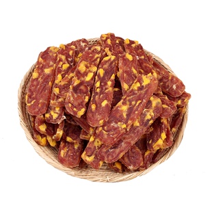 安心宠物狗狗零食蛋黄鸭肉干犬通用营养训练奖励小泰迪金毛烘干肉