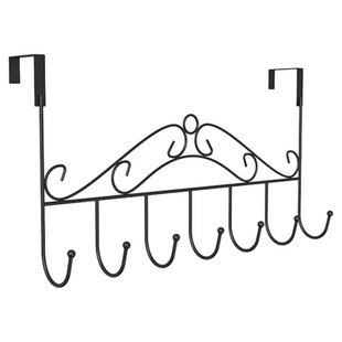 北欧风门后挂钩免打孔无痕挂衣架卧室门背后置物衣帽架卫生间挂架