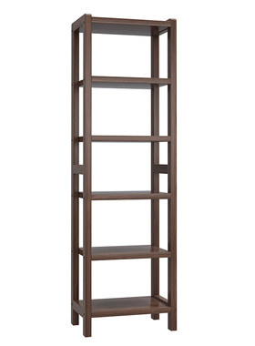 简约多层黑胡桃木家用入户小鞋架