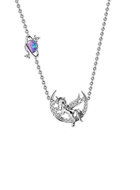 星球项链银饰原创纯银女银饰项链