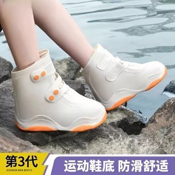 鞋套新款防水防滑雨鞋套硅胶下雨天男士防雨儿童雨靴加厚耐磨脚套