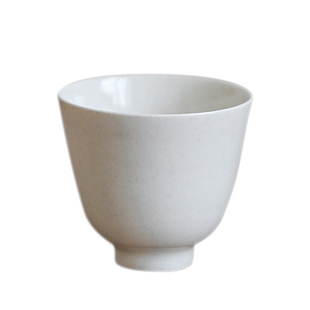 元无主人茶杯高档精致悄然景德镇陶瓷茶杯套装6只草木灰茶具杯子