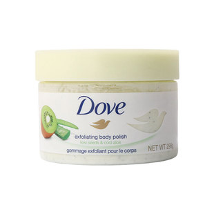 DOVE多芬冰淇淋身体磨砂膏全身去角质鸡皮石榴籽奇异果夏威夷298g