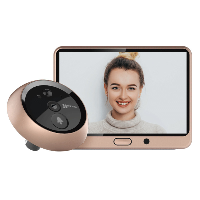 萤石DP2C电子猫眼可视门铃360监控智能家用防盗入户门家庭摄像头