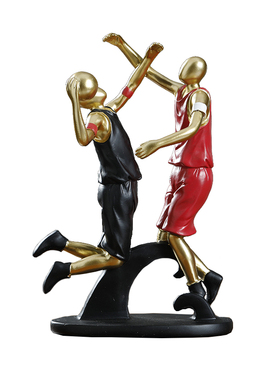 现代简约创意篮球摆件家居电视酒柜客厅书房装饰品轻奢高档摆设