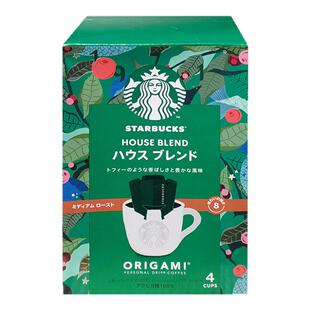 日本进口星巴克挂耳咖啡手冲滴漏式黑咖啡美式特选佛罗娜清咖6盒