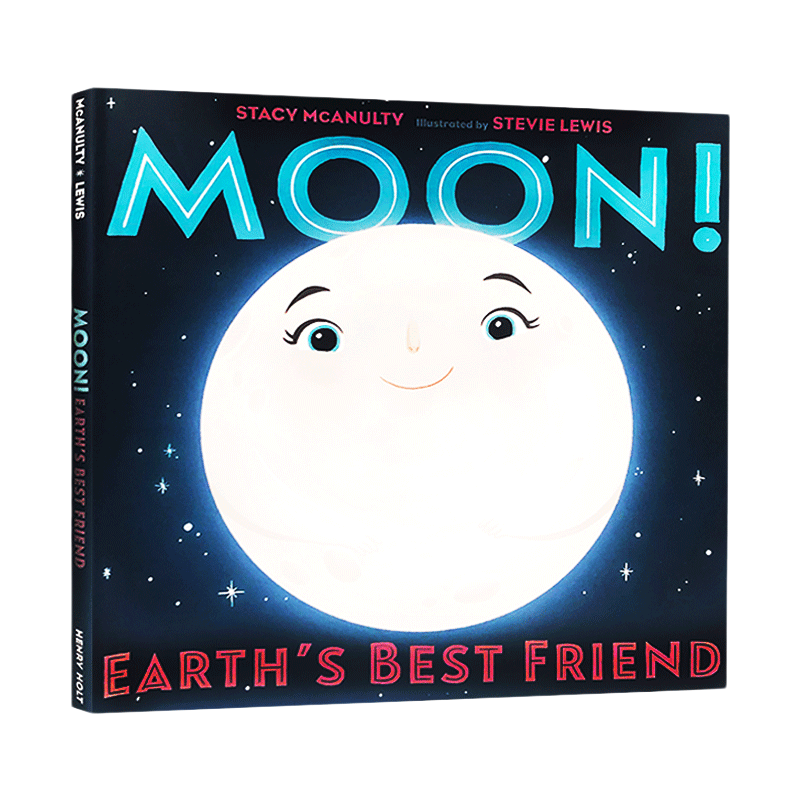 英文原版 精装 Moon! Earth'S Best Friend 月亮 地球上最好的朋友 精装 自然科学科普启蒙儿童绘本 英文版 进口英语原版书籍