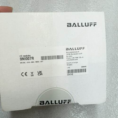 询价-巴鲁夫BALLUFF I/O模块，型号B007R，B