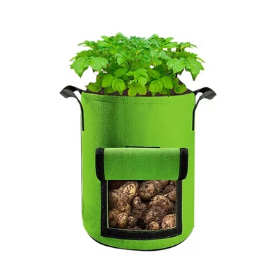 无纺布种植袋美植袋营养袋带观察孔植物种植袋土豆花生养花种菜袋