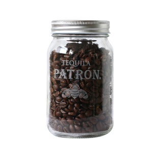 厨房收纳五谷杂粮玻璃密封储物罐咖啡豆沙拉果酱瓶mason jar480ml