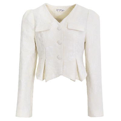 BLANCORE复古高腰小香风外套