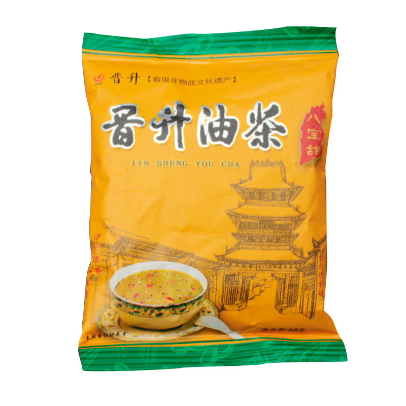 晋升 油茶40g*30小袋油茶面五仁咸八宝甜味早餐热饮冲剂 山西特产
