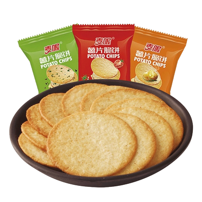 麦喔网红薯片饼干零食500g