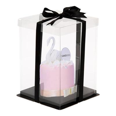 全透明千层气球蛋糕盒子