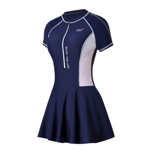 361度泳衣女高级感2025新款保守连体大码泳衣女款泡温泉遮肉显瘦